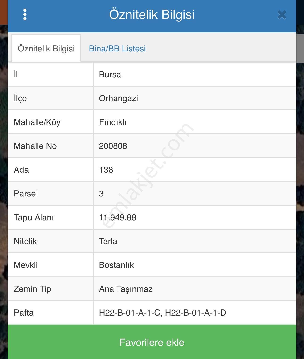 Satılık Fındık Bahçesi