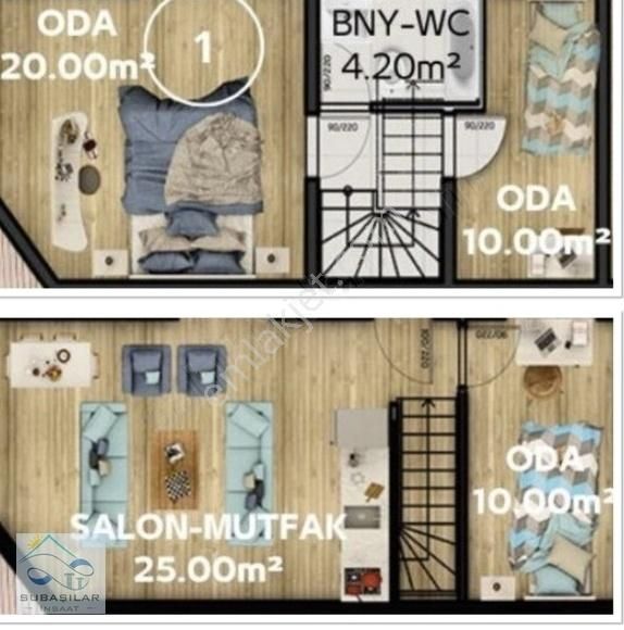 Didim Akbük Satılık Villa AKBÜK MERKEZ VİLLALARI Projesi 3+1 120m2 Balkonlu Satılık Villa