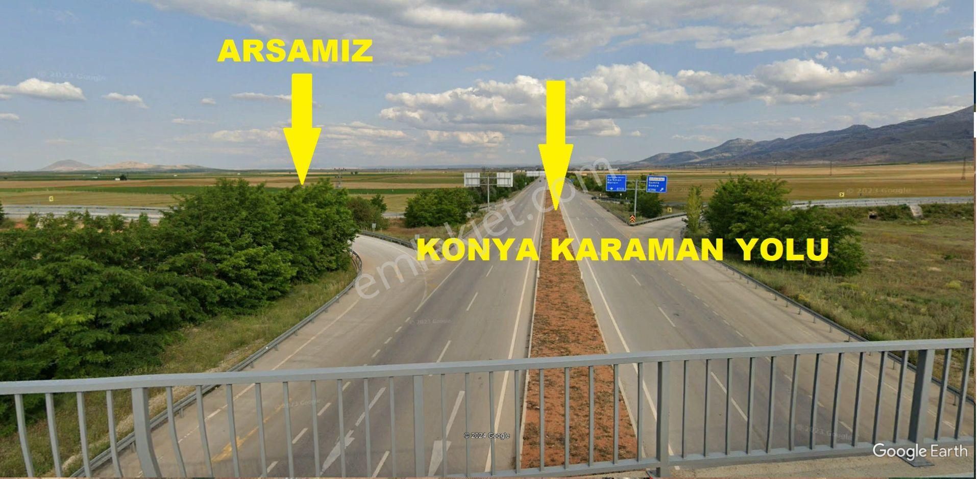 Kazımkarabekir Emsalhayat Satılık Tarla  KARAMAN YOLUNA 138 METRE CEPHELİ MÜSTAKİL TAPULU CAZİP FİYATLI ARAZİ