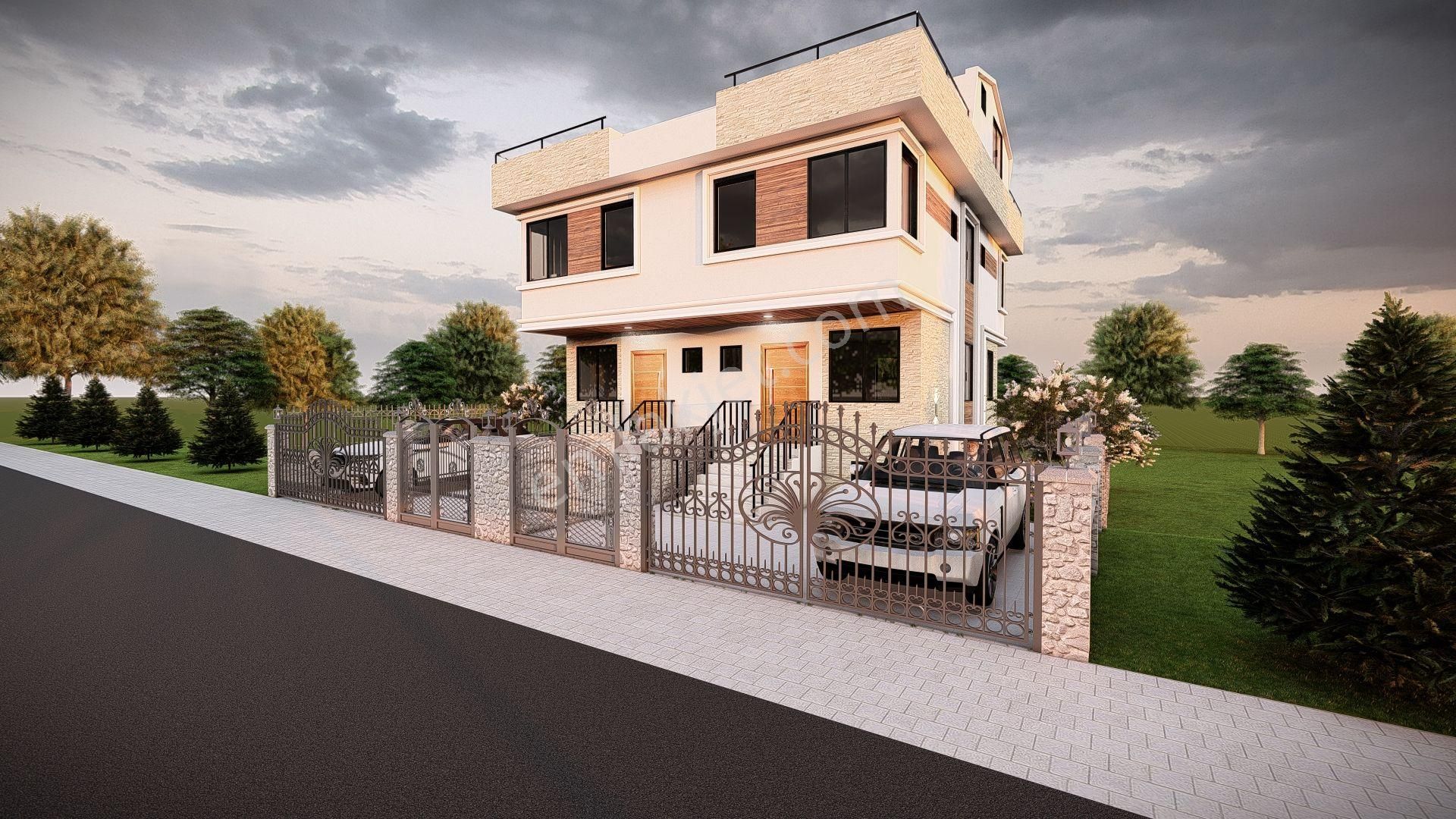 Silivri Çanta Balaban Satılık Villa  Deniz Manzaralı Çift Villa 4+2