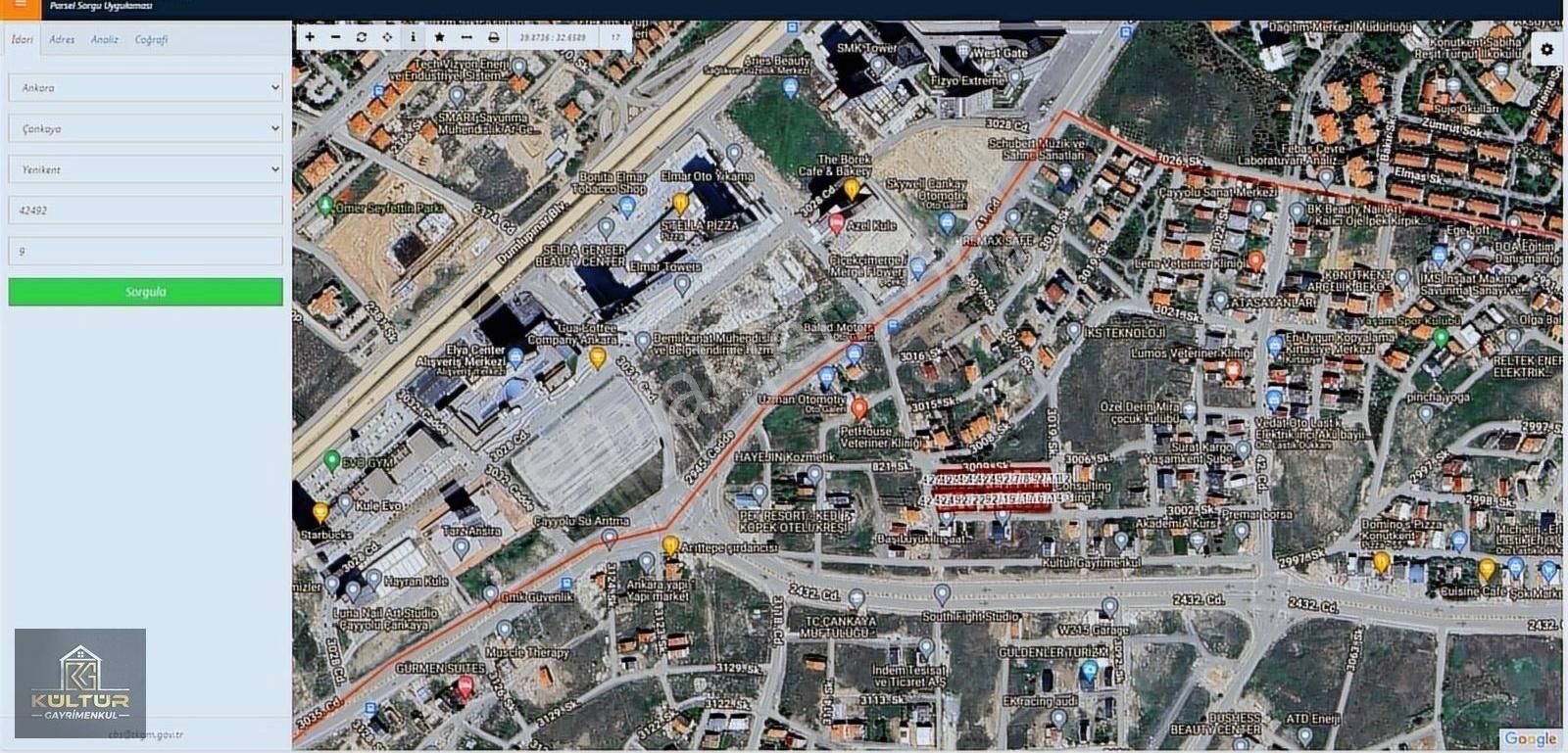 Çankaya Konutkent Satılık Villa İmarlı YAŞAMKENT SATILIK ARSA BULVARIN ARKASINDA 230M2 1 KOT, ÖNÜ OKUL