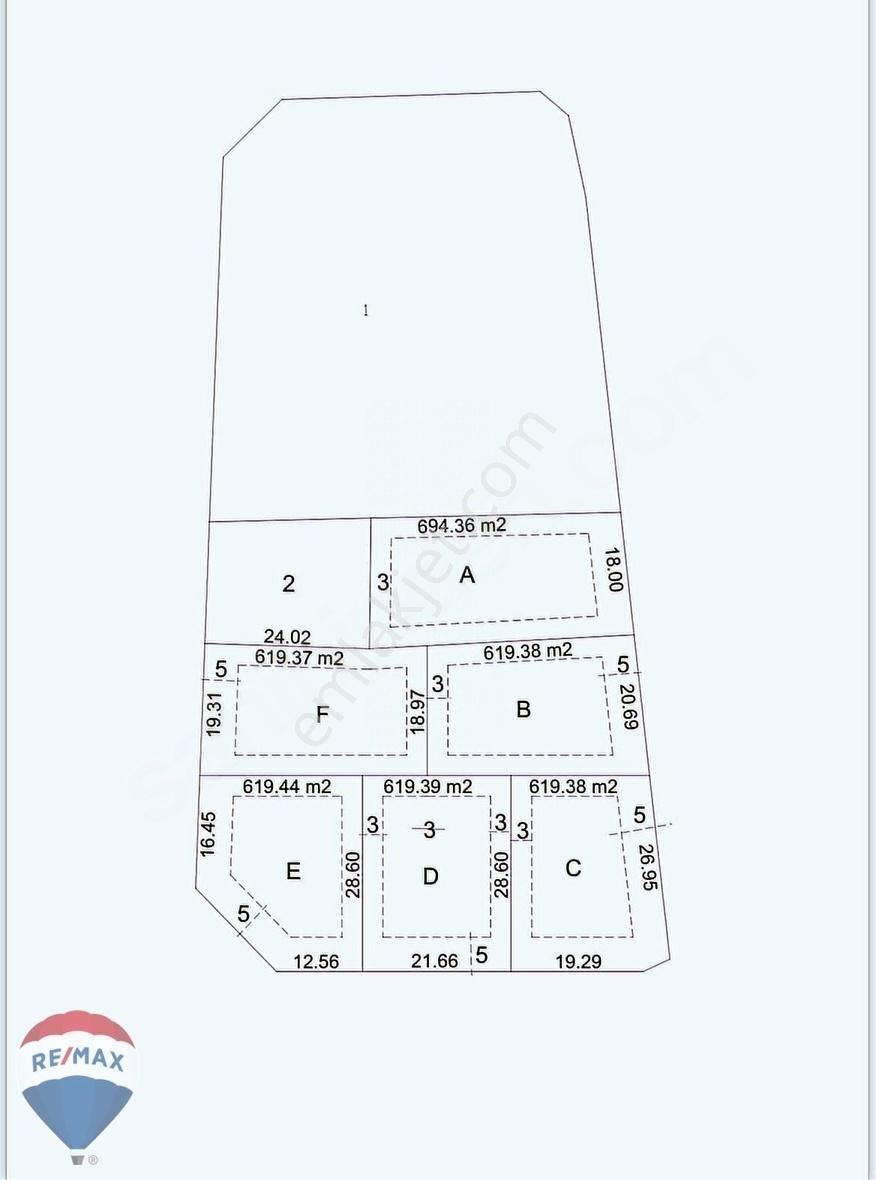 Hendek Rasimpaşa Satılık Konut İmarlı REMAX MAVİ'den OTOBANA 3km Hendek RASİMPAŞA'DA İmarlı Arsa