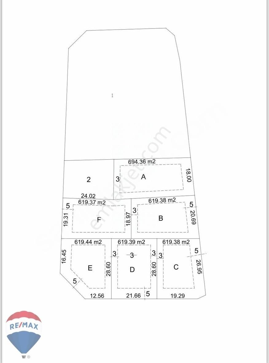 Hendek Rasimpaşa Satılık Konut İmarlı REMAX MAVİ'den OTOBANA 3km Hendek RASİMPAŞA Mh. de İMARLI ARSA