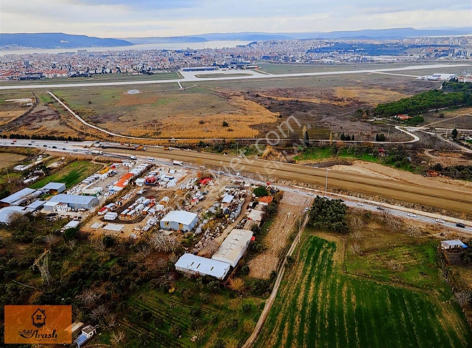 Çanakkale Merkez Sarıcaeli Köyü Satılık Ticari İmarlı ÇANAKKALE BURSA YOLU ÜZERİ TİCARİ İMARLI ARSA