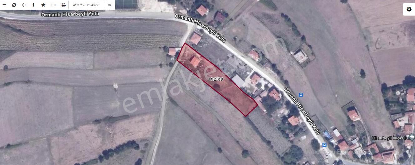 Çatalca Hisarbeyli Satılık Tarla  Çatalca Hisarbeylide Satılık Arsa , 290 M2 Yolu Var Köy içi Evlerin Yakını