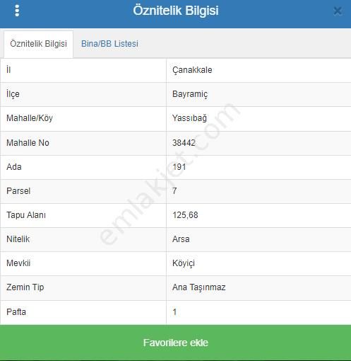 Çanakkale Bayramiç Yassıbağ Köyü İmarı Alınmış 125 M2 Arsa - Görsel 31