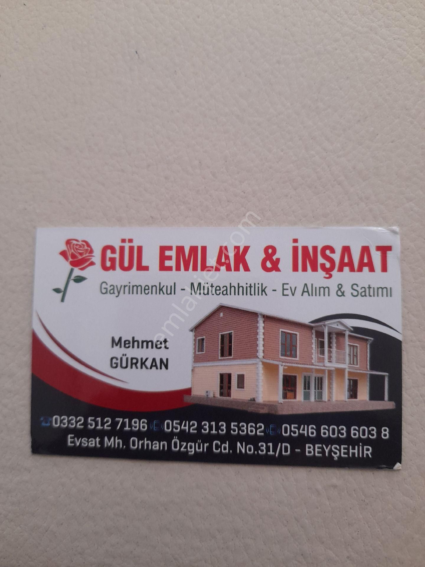 Beyşehir Müftü Satılık Daire Gül emlaktan satlık 1+1 dogalgazlı asansörlü  daireler