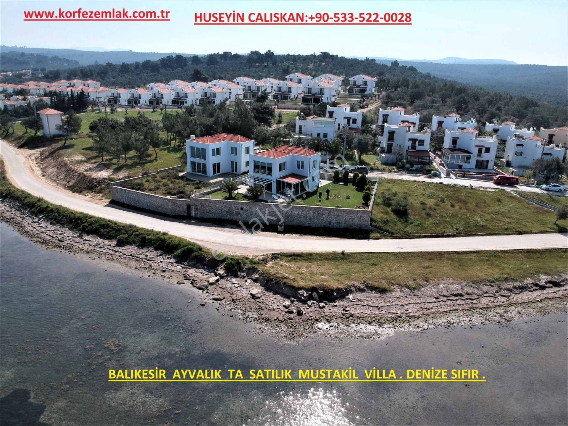 Ayvalık Sakarya Satılık Yalı  BALIKESİR AYVALİK TA SATİLİK DENİZE SİFİR MUSTAKİL VİLLA