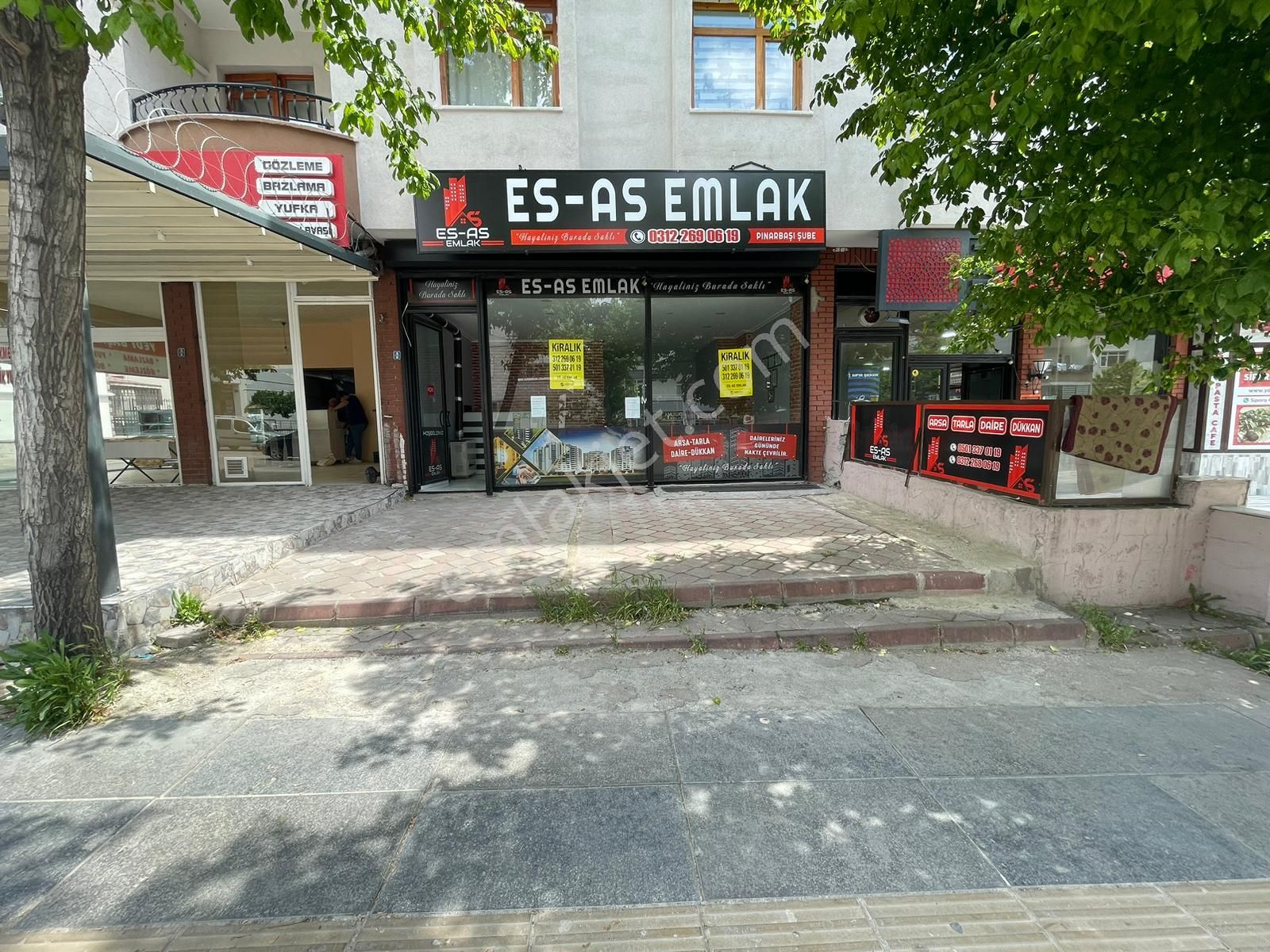 Si̇ncan malazgi̇rtt mhde 40m² cadde üzeri̇nde ki̇ralik yapili dükkan
