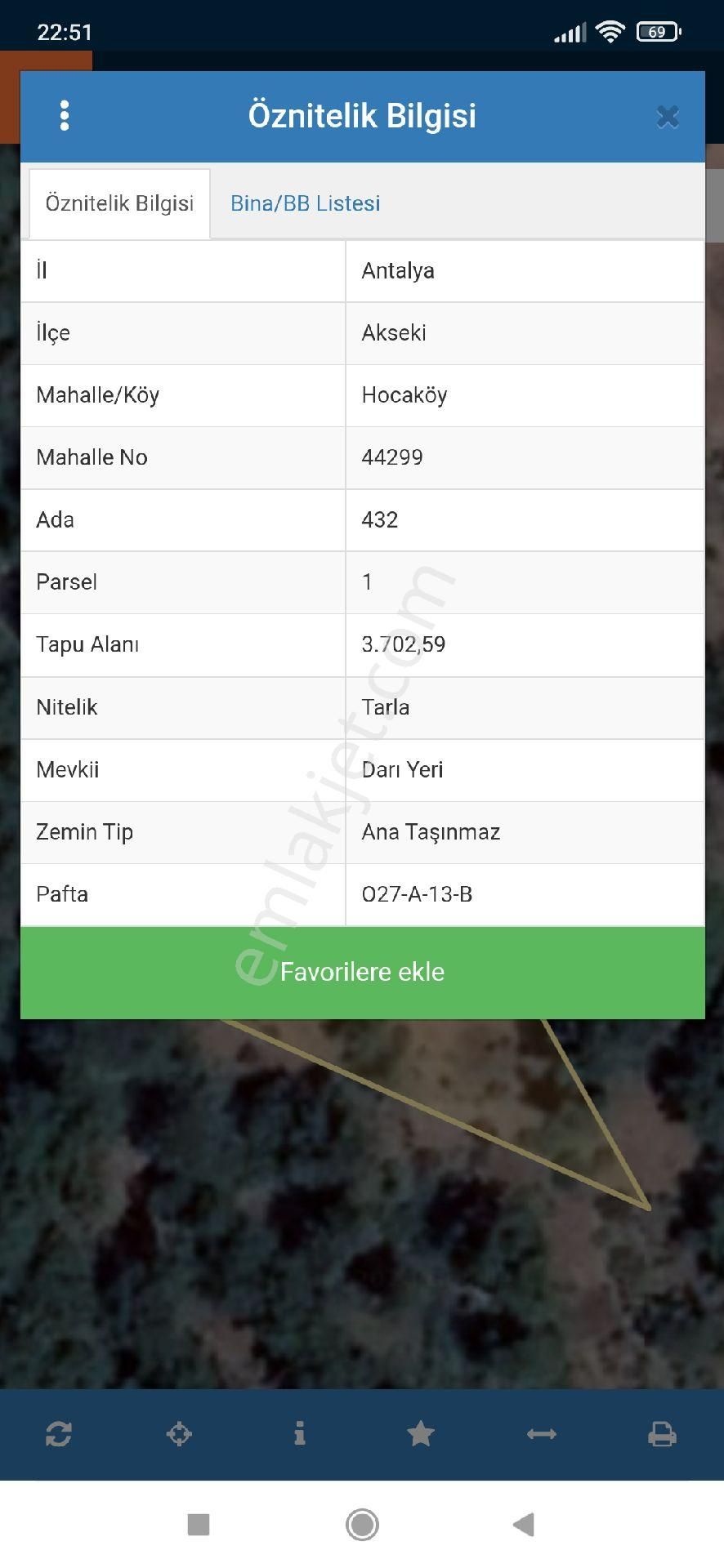 Sahibinden Antalya Akseki Hocaköy'de Tek Tapu Arazi - Görsel 4
