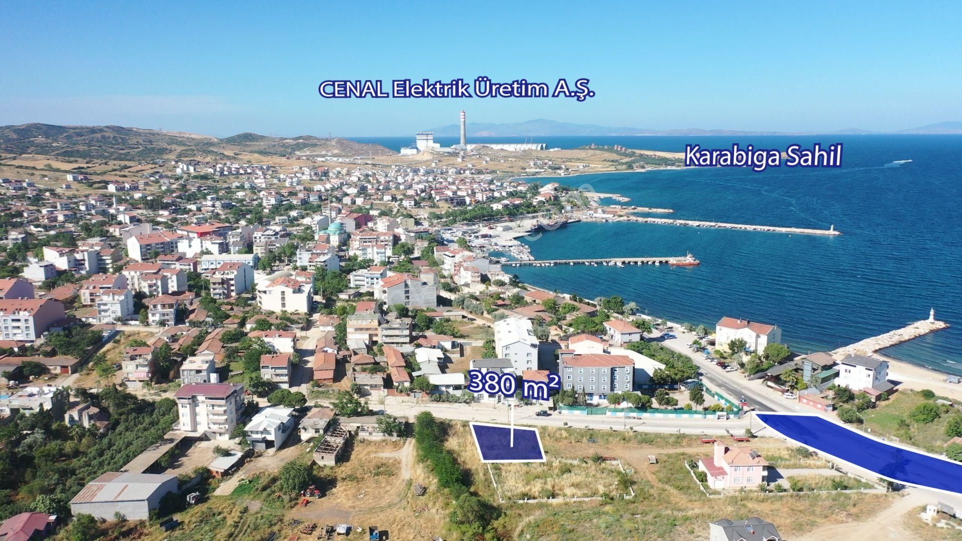 Biga Karabiga Bld. (Ulucamii) Satılık Tarla ÇANAKKALE KARABİGA ULUCAMİ MAHALLESİ 380 m2 DENİZE YAKIN ARSA