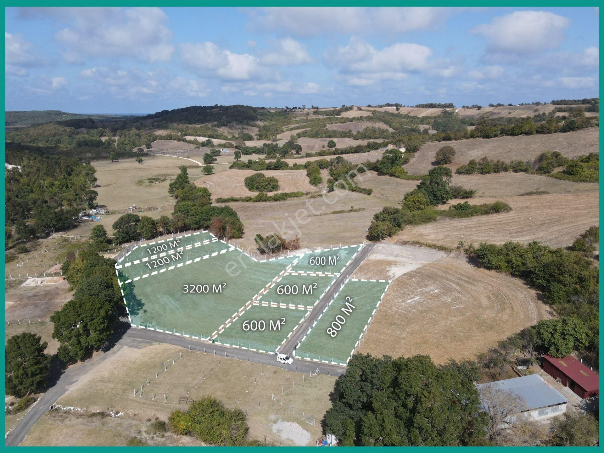 İstanbul Çatalca Celepköy Satılık 600 Ve 800 Ve 1200 M2'ler Arsa Tarla - Görsel 3