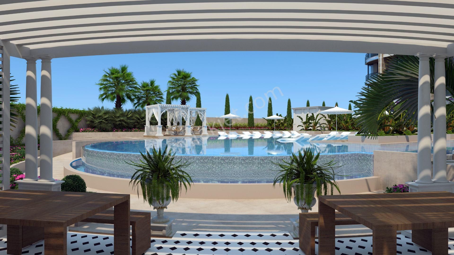 Alanya Tosmur Da Denize 100 Mt. Mesafede Ultra Lüks Komplekste 1+1 Sıfır Daire - Görsel 5