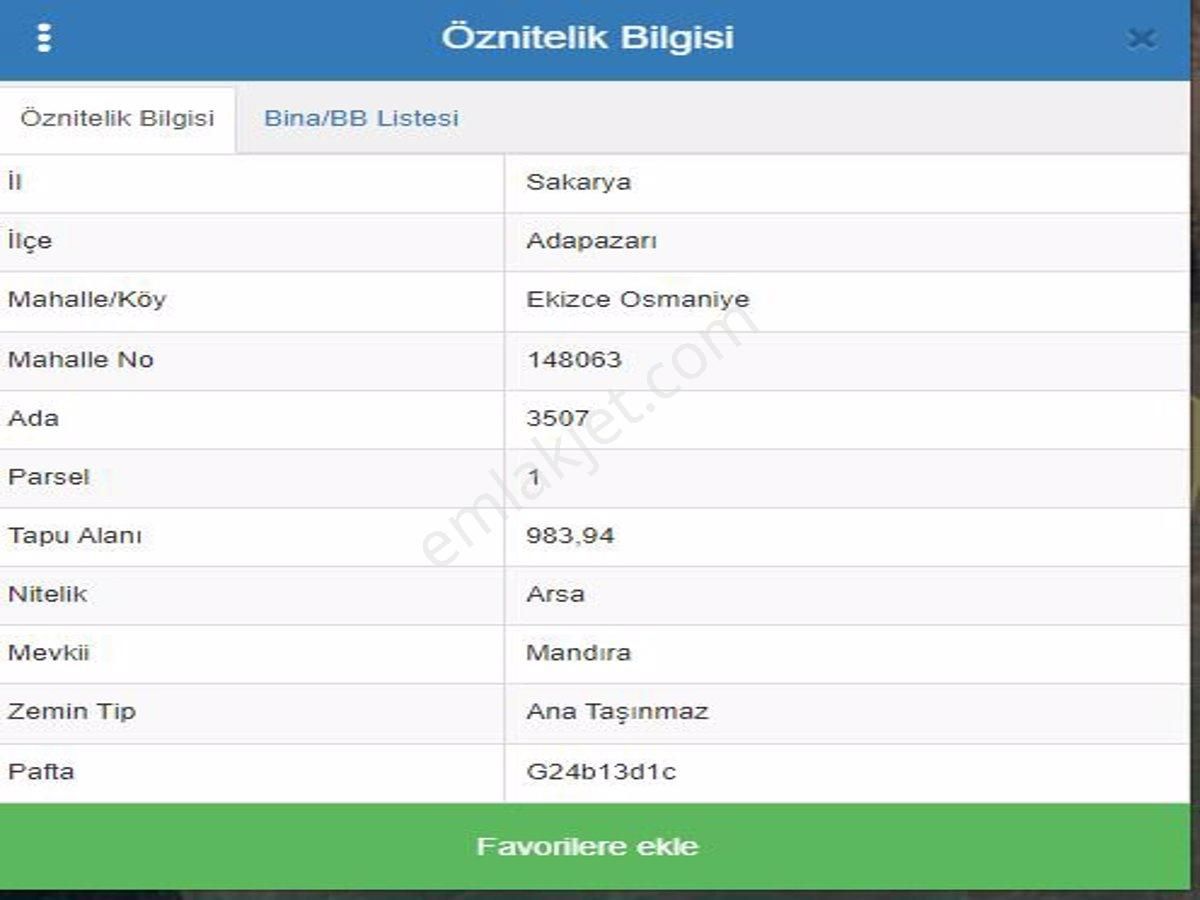 Adapazarı İkizce Osmaniye Satılık Konut İmarlı REMAX MAVİ M.E.SERBES TEN EKİZCE OSMANİYEDE VİLLA İMARLI ARSA