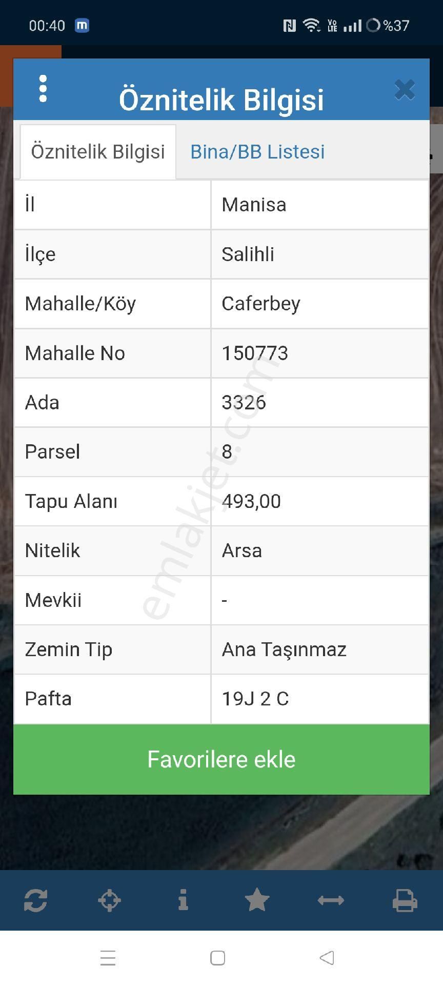 Salihli Caferbey Satılık Villa İmarlı De&Ma emlak'tan satılık villa arsası salihli caferbey de