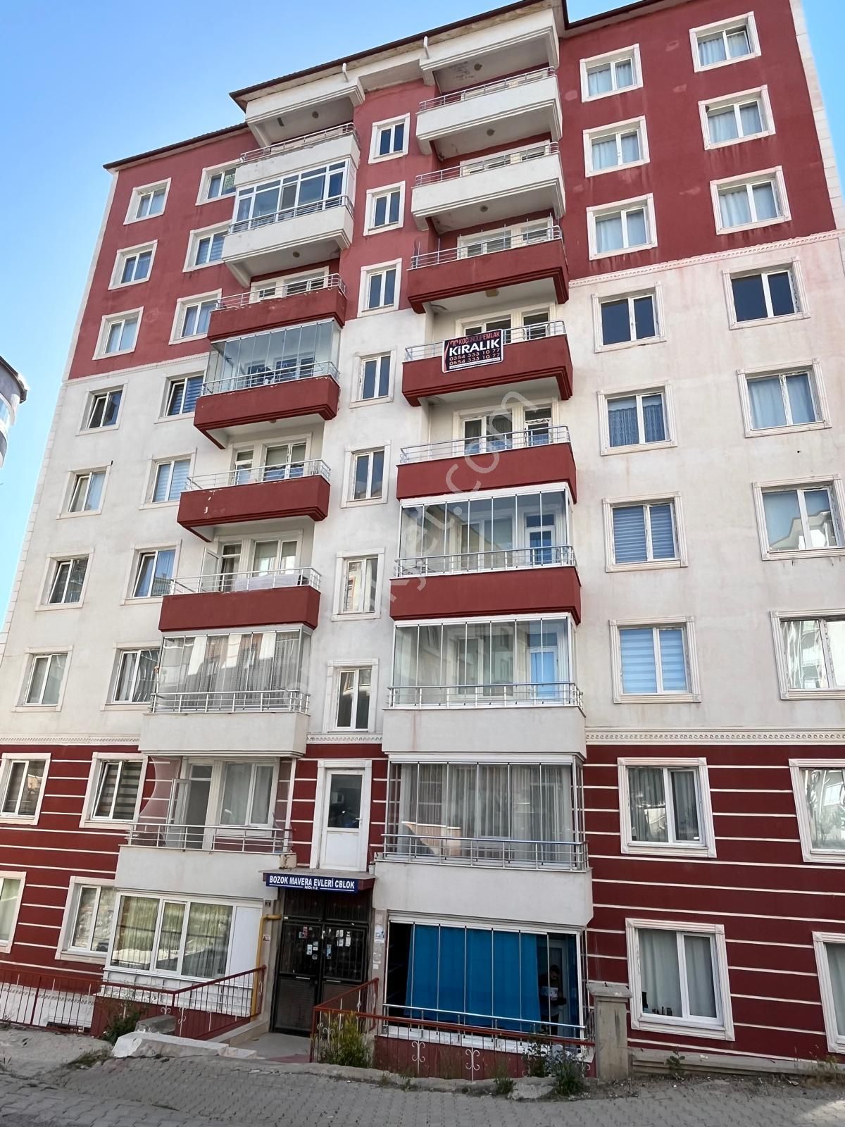 Yozgat Merkez Çapanoğlu Kiralık Daire  MAVERA EVLERİ 3+1 ANA YOL CEPHELİ