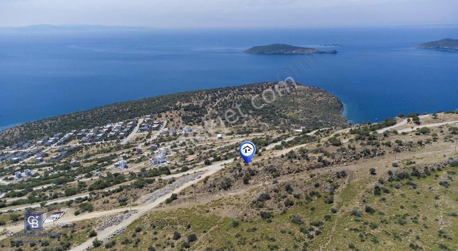 Dikili Çandarlı Satılık Villa İmarlı Çandarlı Eykoda Deniz Ve Ada Manzaralı Villa İmarlı Arsa