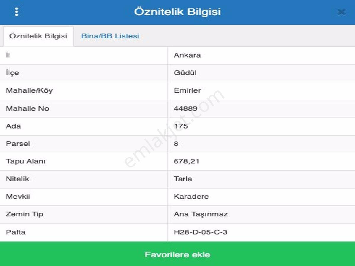 Güdül Yukarı Satılık Tarla GÜDÜL  SAĞLIK SOK. SON PARSEL (678m2 TEK TAPU) BU FIRSATI KAÇIRMAYIN