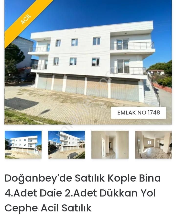 Seferihisar Payamlı Satılık Daire DOĞANBEY DE ANA YOL CADDE DE KOMPLE BİNA SATILIK 4 DAİRE 2 DÜKKAN