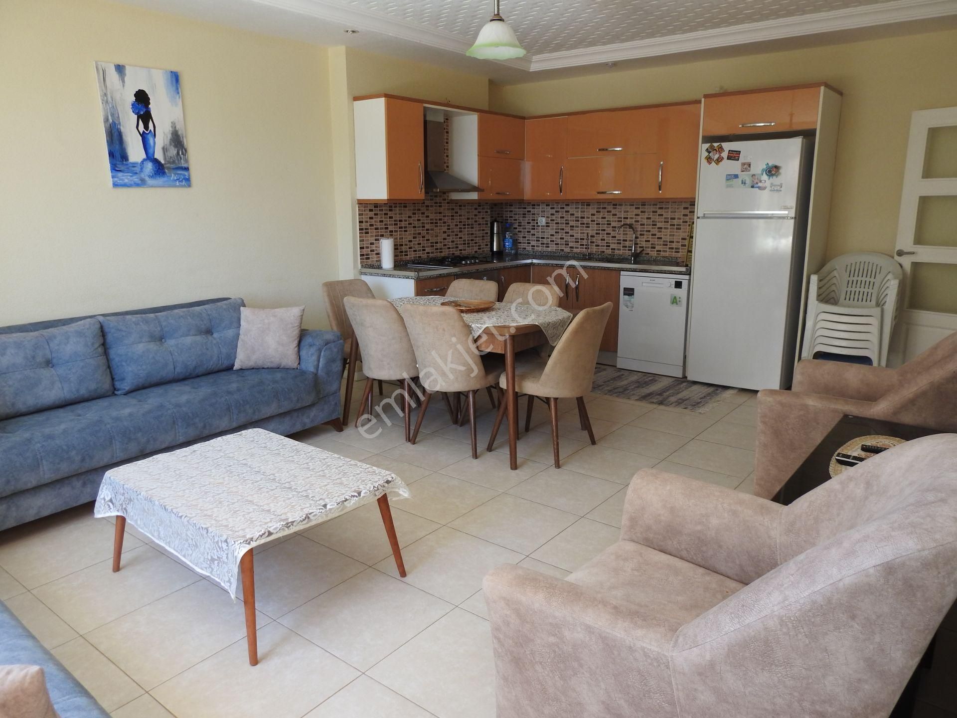 Kızkalesi Nde Havuzlu Sitede Full Eşyalı Kiralık 3+1 Daire!!! - Görsel 2
