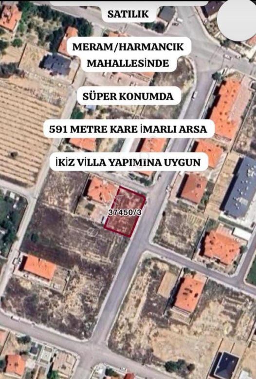 Meram Harmancık Satılık Villa İmarlı ‼ ACİL VİLLA ARSASI ‼ GÜRHAN GAYRİMENKUL SATIYORR....!