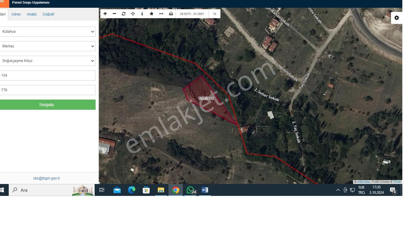 Pay Emlaktan Ilıca Soğukçeşme Ve Işıkkara Mevkiinde Satılık Arsalar - Görsel 2