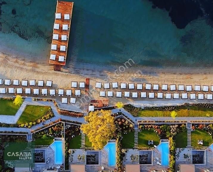 Bodrum Bitez Satılık Daire Le Chic Büyük Bahçe Full Deniz Manzarası 4+1 Dubleks