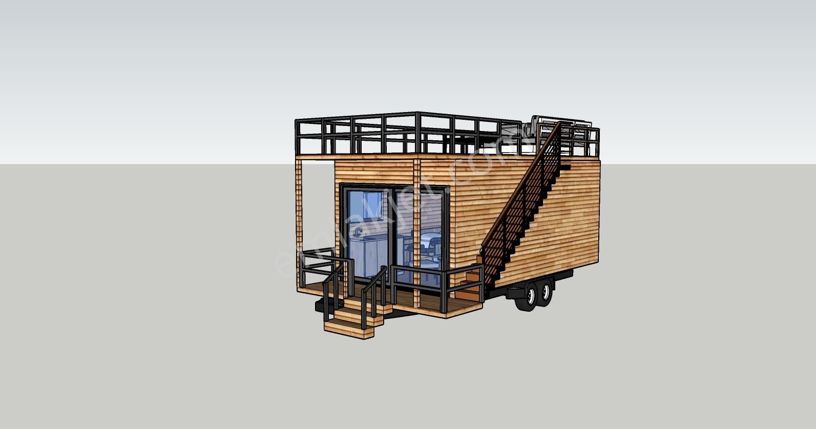 Kırklareli Merkez Yoğuntaş Köyü Satılık Müstakil Ev 18 M2 7 Metre Tiny house