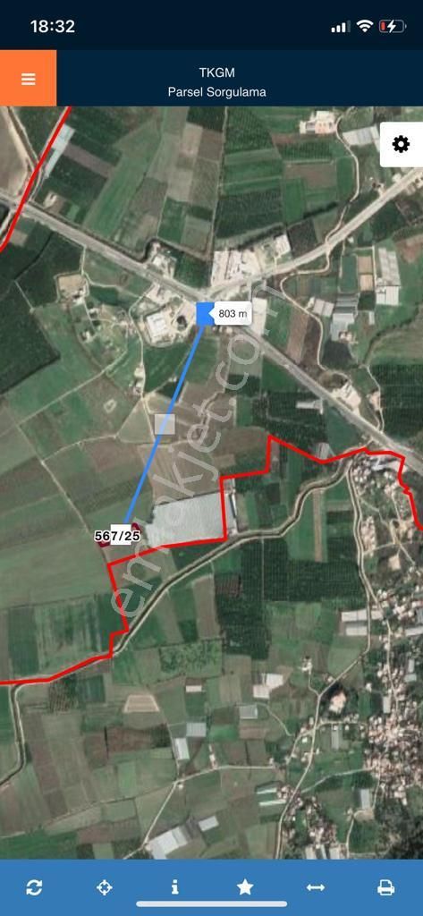 Antalya Manavgat Yolu Taşağıl Kavşağında Yatırımlık Arazi - Görsel 7