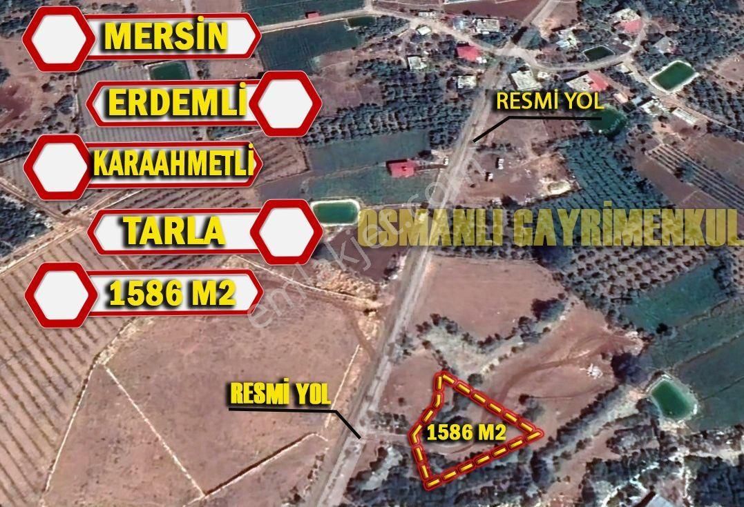 Erdemli Karaahmetli Satılık Tarla Erdemli Karaahmetli Mahallesi 1586 M2 Satılık Parsel