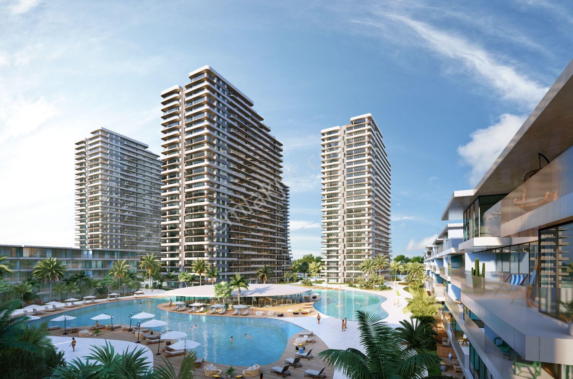 İskele Merkez Satılık Residence Kuzey Kıbrıs'ın En Popüler Projesi Grand Sapphire Blu Projede Yatırım Fırsatı Satılık Daireler