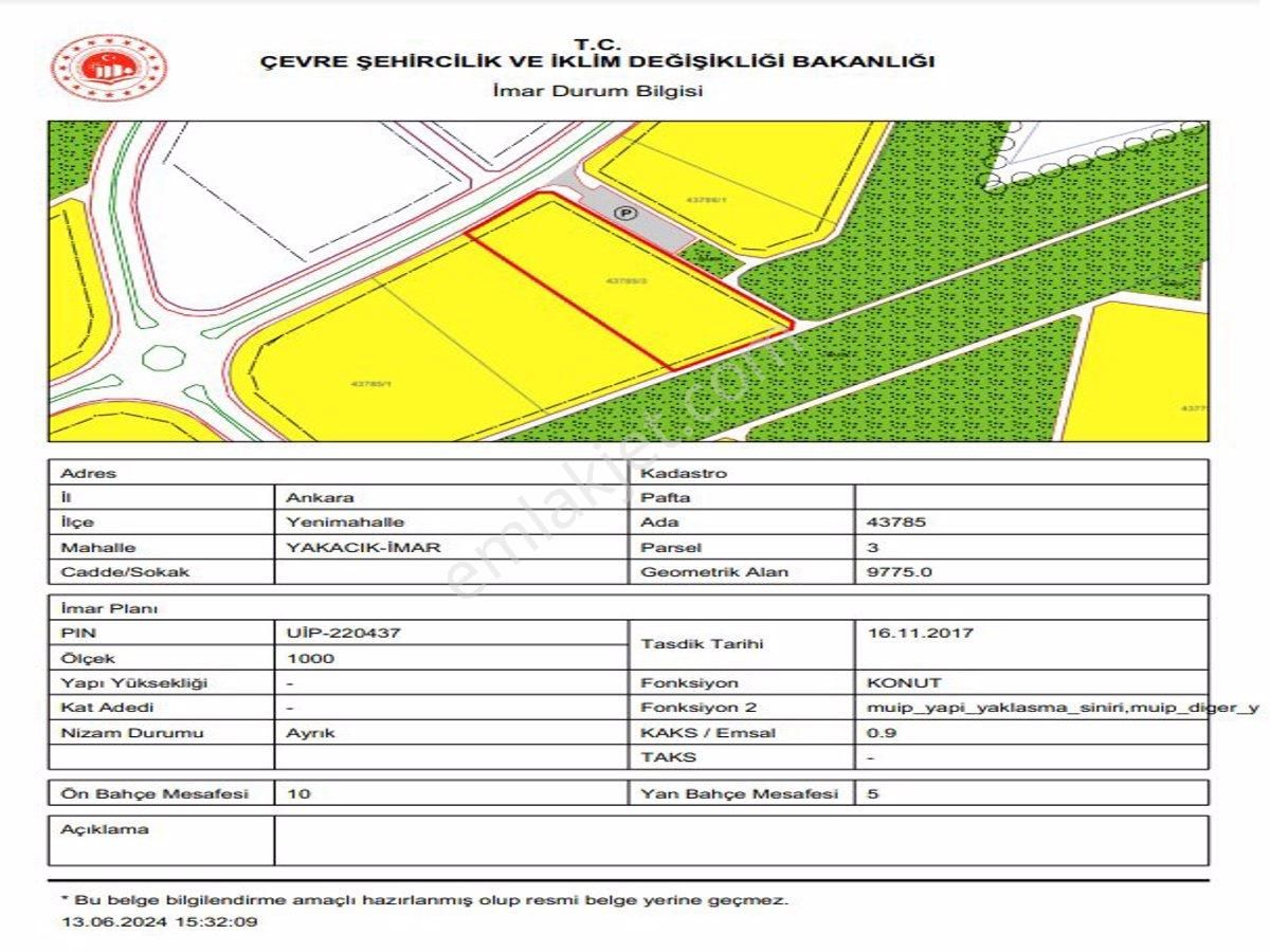 Yenimahalle Yakacık Satılık Konut İmarlı Daire Getiri Garantili Arsa Hissesi