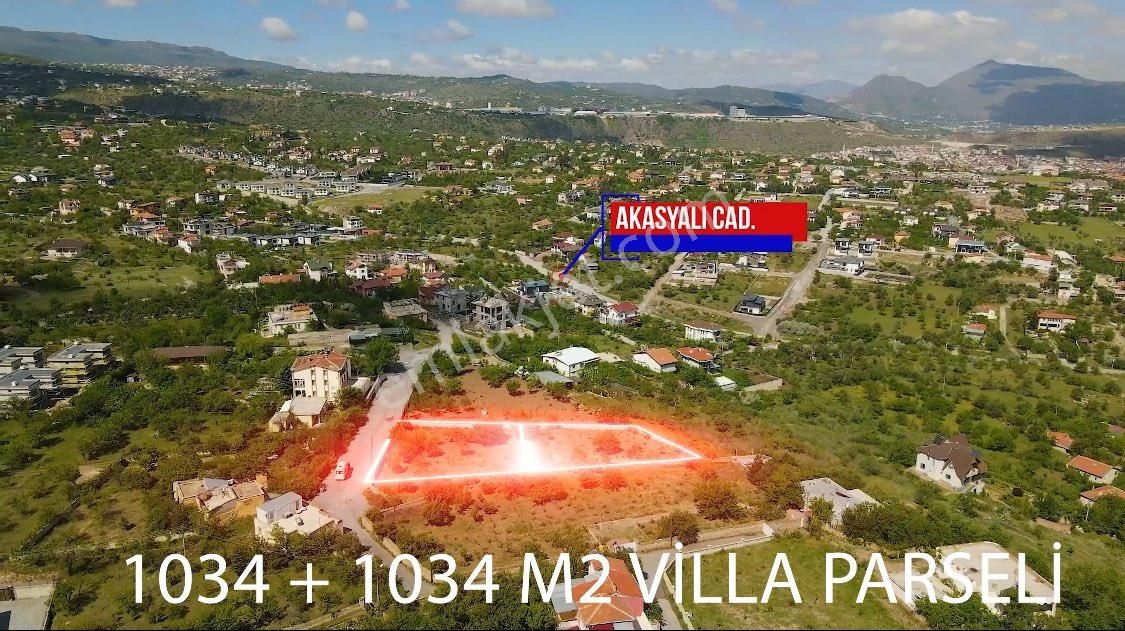 Melikgazi Becen Satılık Villa İmarlı Çay Bağlarında Harika Manzaralı 1034 M2 Satılık Villa Parseli