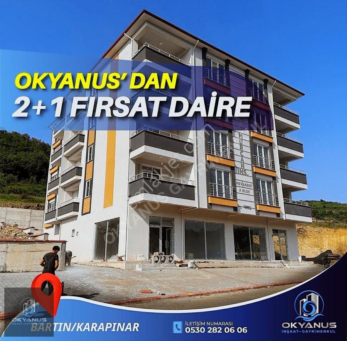 Çaycuma Karapınar Bld. (Merkez) Satılık Daire OKYANUS' DAN FIRSAT 2+1 107 M² SATILIK DAİRE