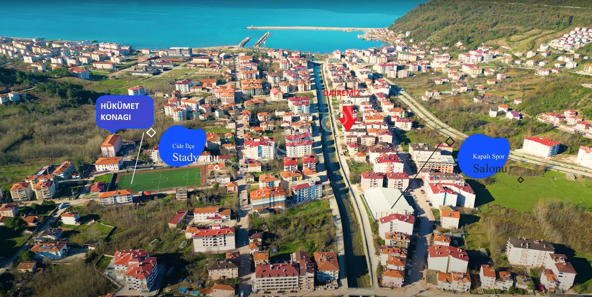 Cide Cumhuriyet Kiralık Daire CİDE DEMİRTAŞ EMLAK GÜVENCESİ İLE KİRALIK 2+1 DAİRE 