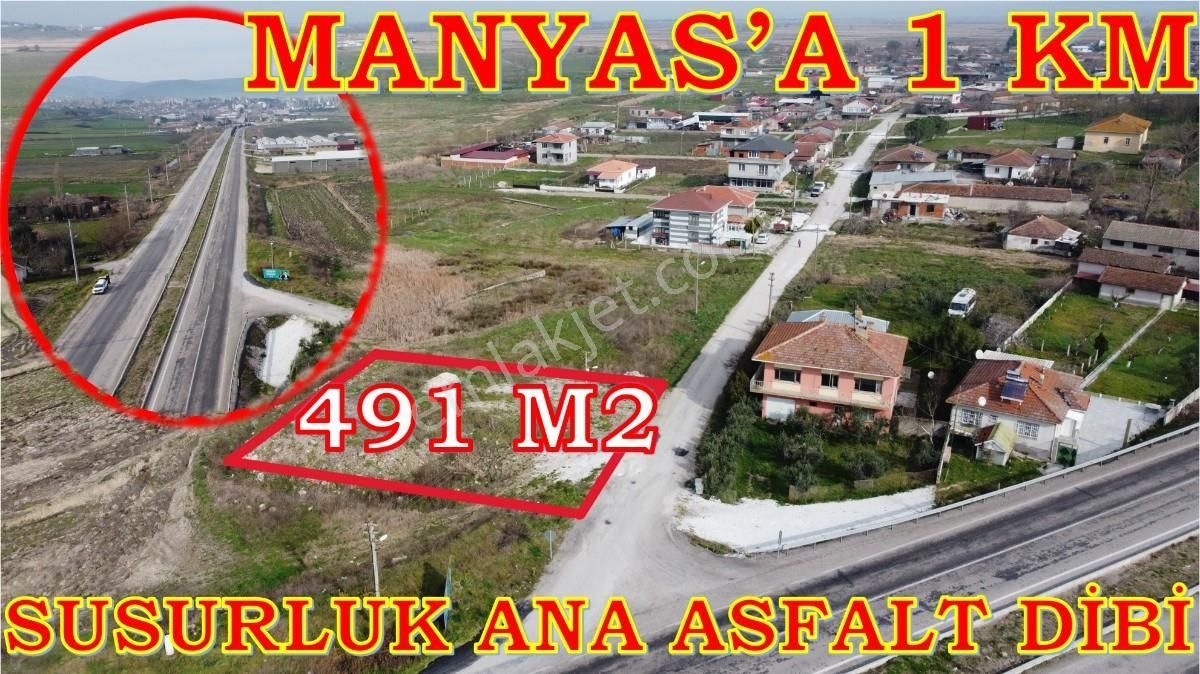 Manyas Yeni Satılık Konut İmarlı 491 m2 Manyasta Ana Asfalta Cepheli Arsa, Köy Evi, %40 İmarlı