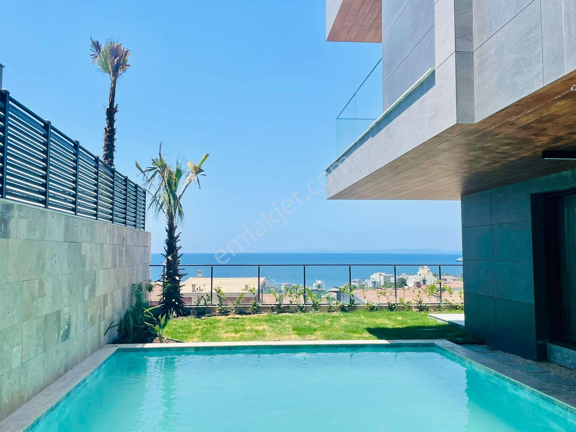 Full Manzara-sahıle Yakın-özel Havuz/otopark-hamam-sauna--akıllıev-500m2 Bahçe-tamamı Mustakıl - Görsel 7