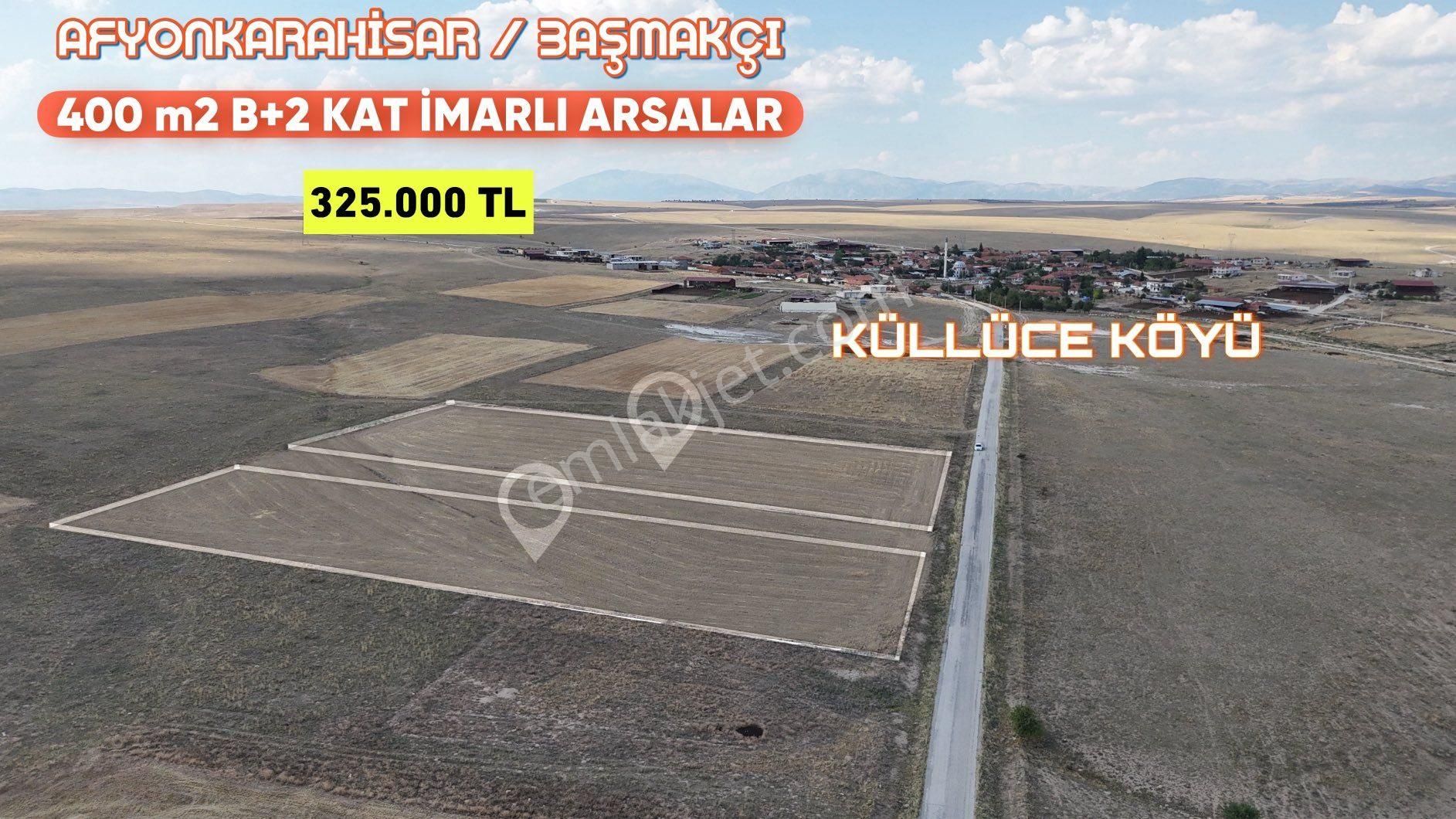 Başmakçı Küllüce Köyü Satılık Konut İmarlı 400 m2 B+2 KAT İMARLI YATIRIMLIK ARSALAR //ALIRKEN KAZAN//