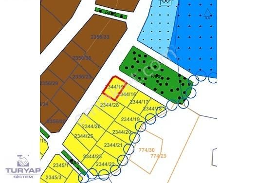 Tokat Merkez Topçubağı Satılık Konut İmarlı Turyap Sistem' Den Topçubağında Satılık 1364m2 Arsa