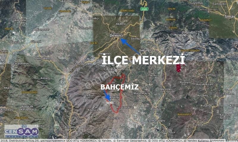 Manisa Demirci'de 303 M2 Yerleşime Yakın Dümdüz Fırsat Bahçe ! - Görsel 2