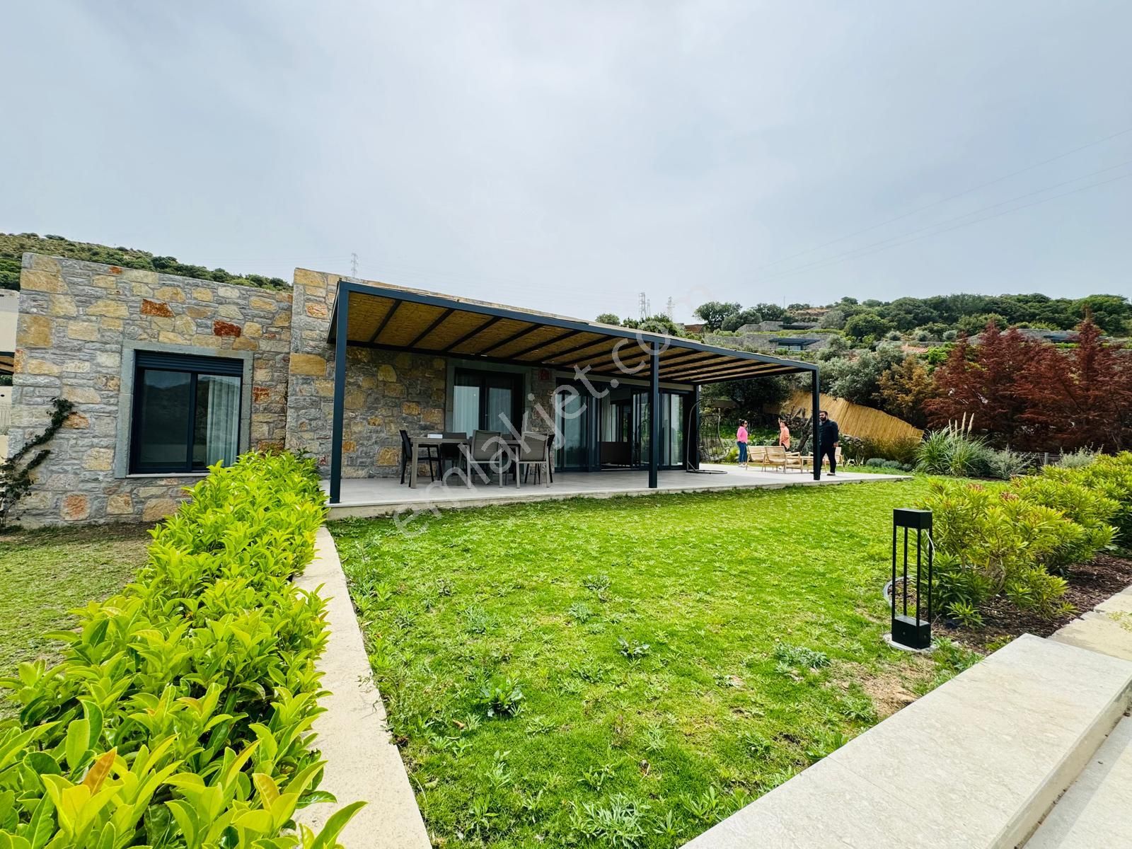 Gümüşlük'te Deniz Manzaralı Tek Katlı 3+1 Dubleks Villalar - Görsel 5