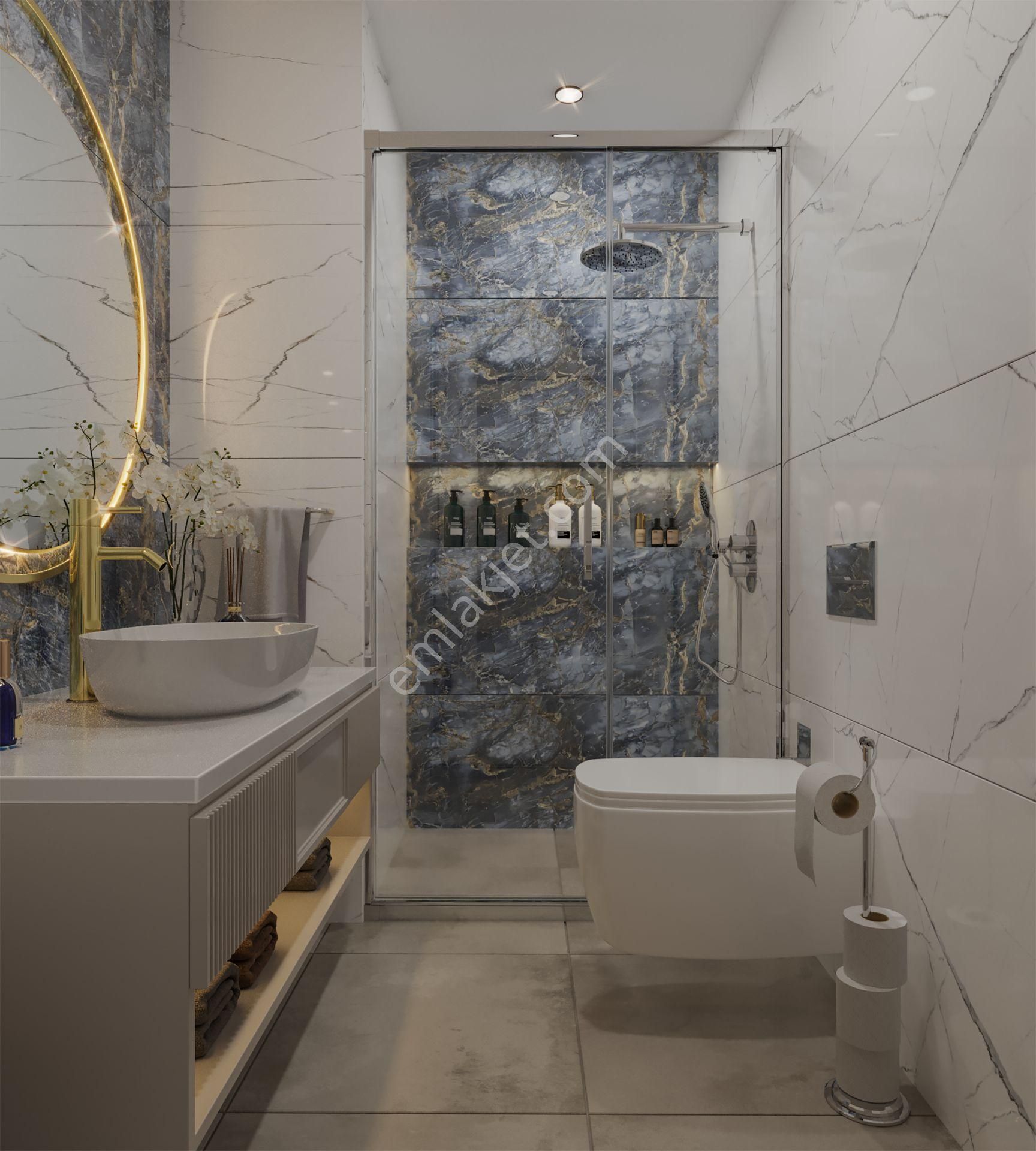 Alanya Oba Denize 350 M. Mesafede Lüks Kompleksde 2+1 Duleks Sıfır Daire - Görsel 16