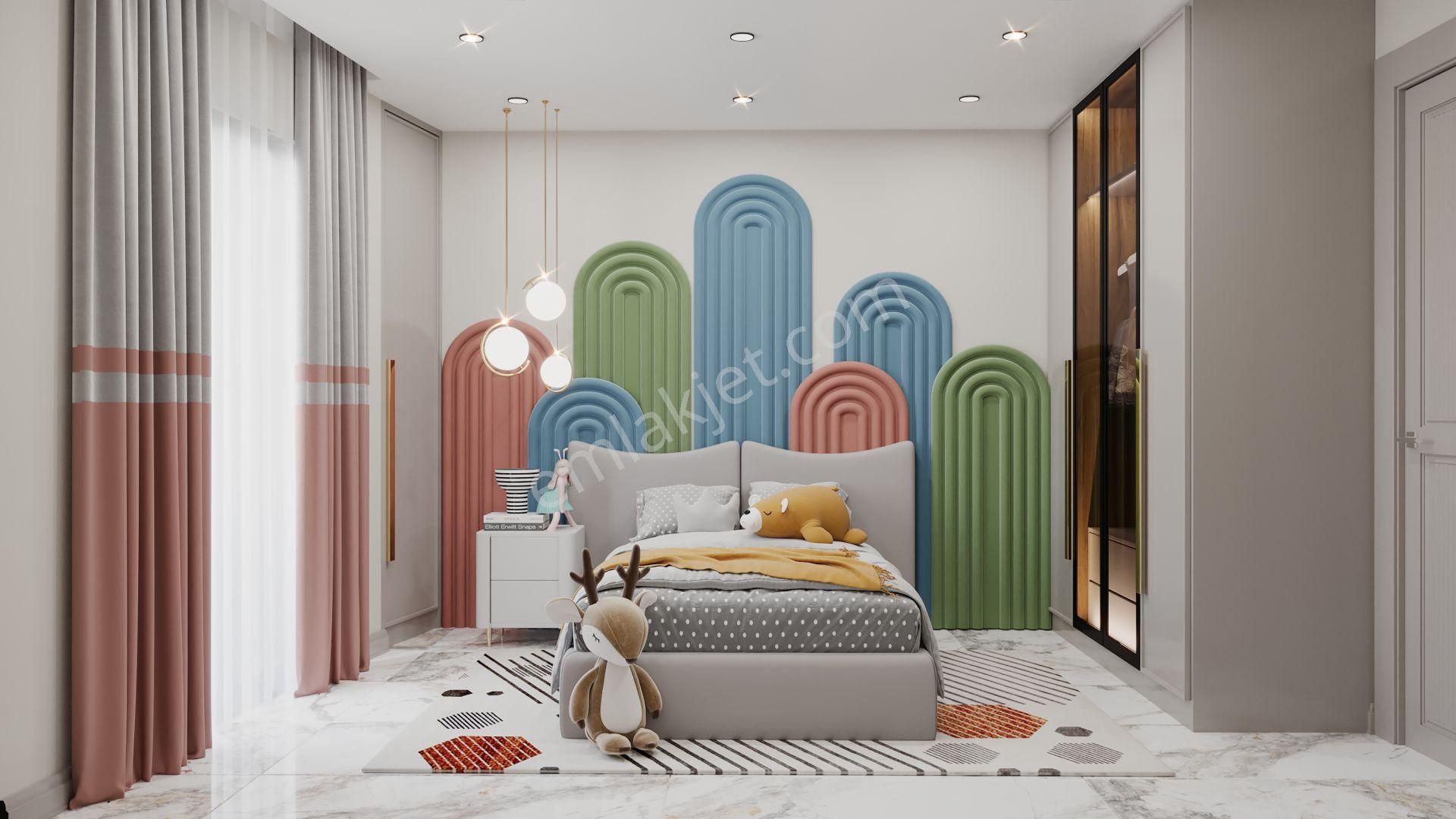 Alanya Oba Denize 350 M. Mesafede Lüks Kompleksde 2+1 Duleks Sıfır Daire - Görsel 21