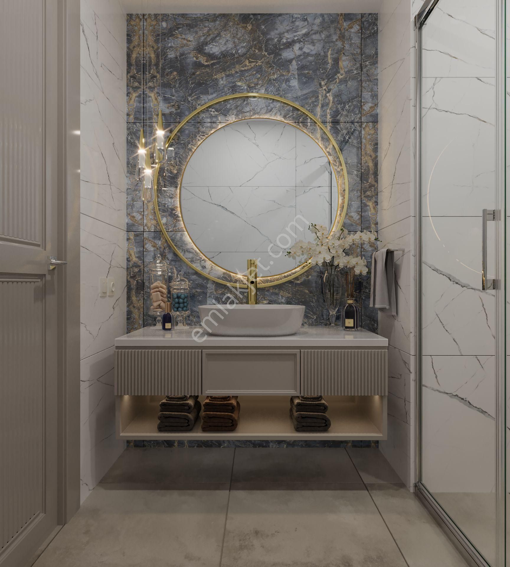 Alanya Oba Denize 350 M. Mesafede Lüks Kompleksde 2+1 Duleks Sıfır Daire - Görsel 17