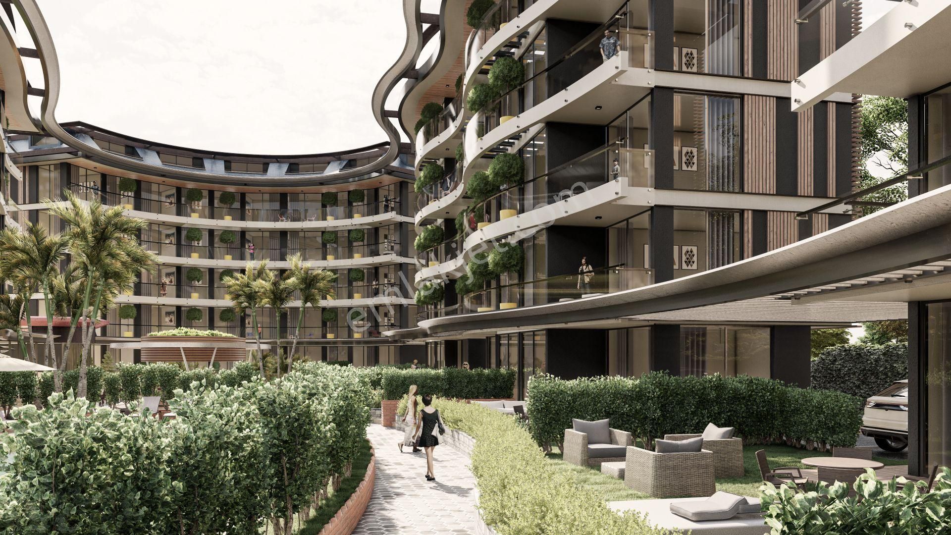 Alanya Oba Denize 350 M. Mesafede Lüks Kompleksde 2+1 Duleks Sıfır Daire - Görsel 9