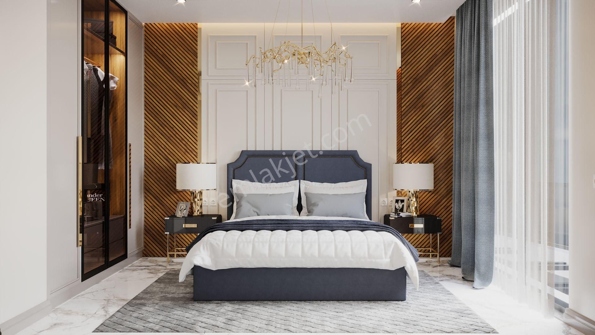 Alanya Oba Denize 350 M. Mesafede Lüks Kompleksde 2+1 Duleks Sıfır Daire - Görsel 15