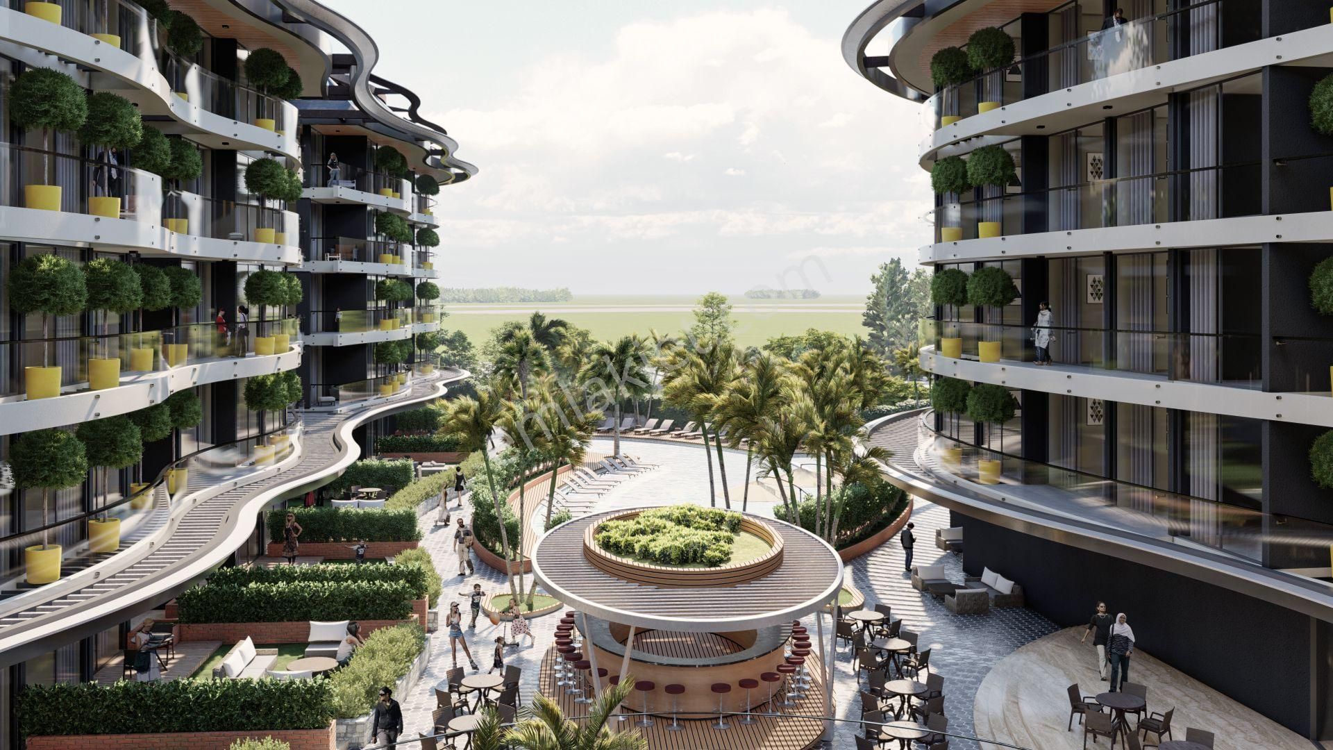 Alanya Oba Denize 350 M. Mesafede Lüks Kompleksde 2+1 Duleks Sıfır Daire - Görsel 10