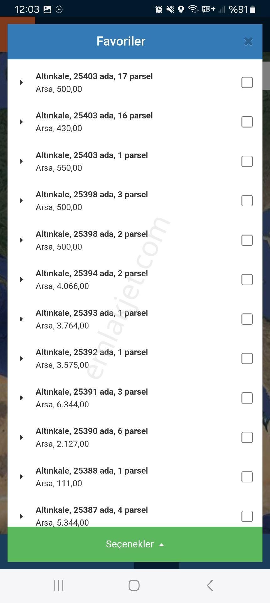 Altınkale De 1000m Tarla Ve 41 Adet Küçük Hisse - Görsel 3
