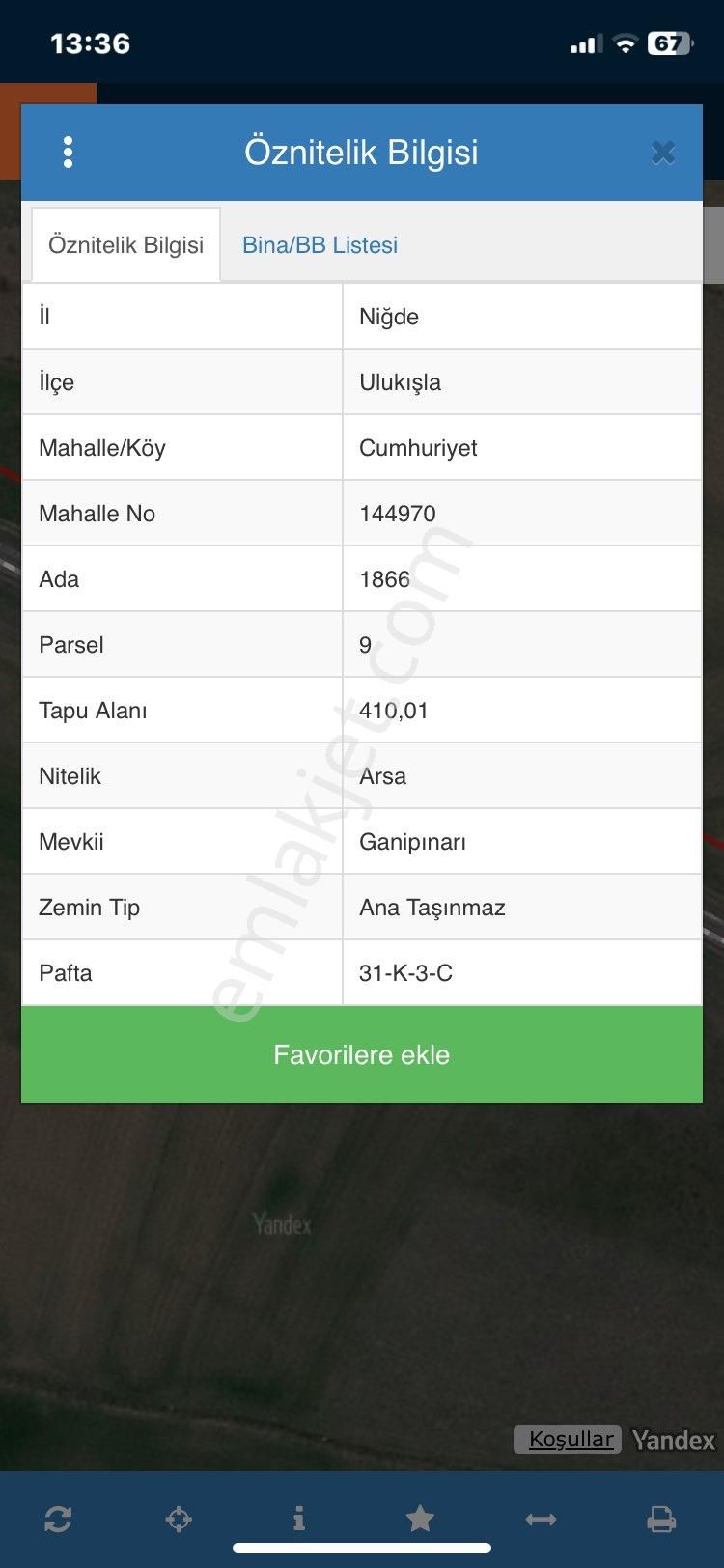 Ulukışla Cumhuriyet İmarlı Arsa Yanında Ev Var - Görsel 10