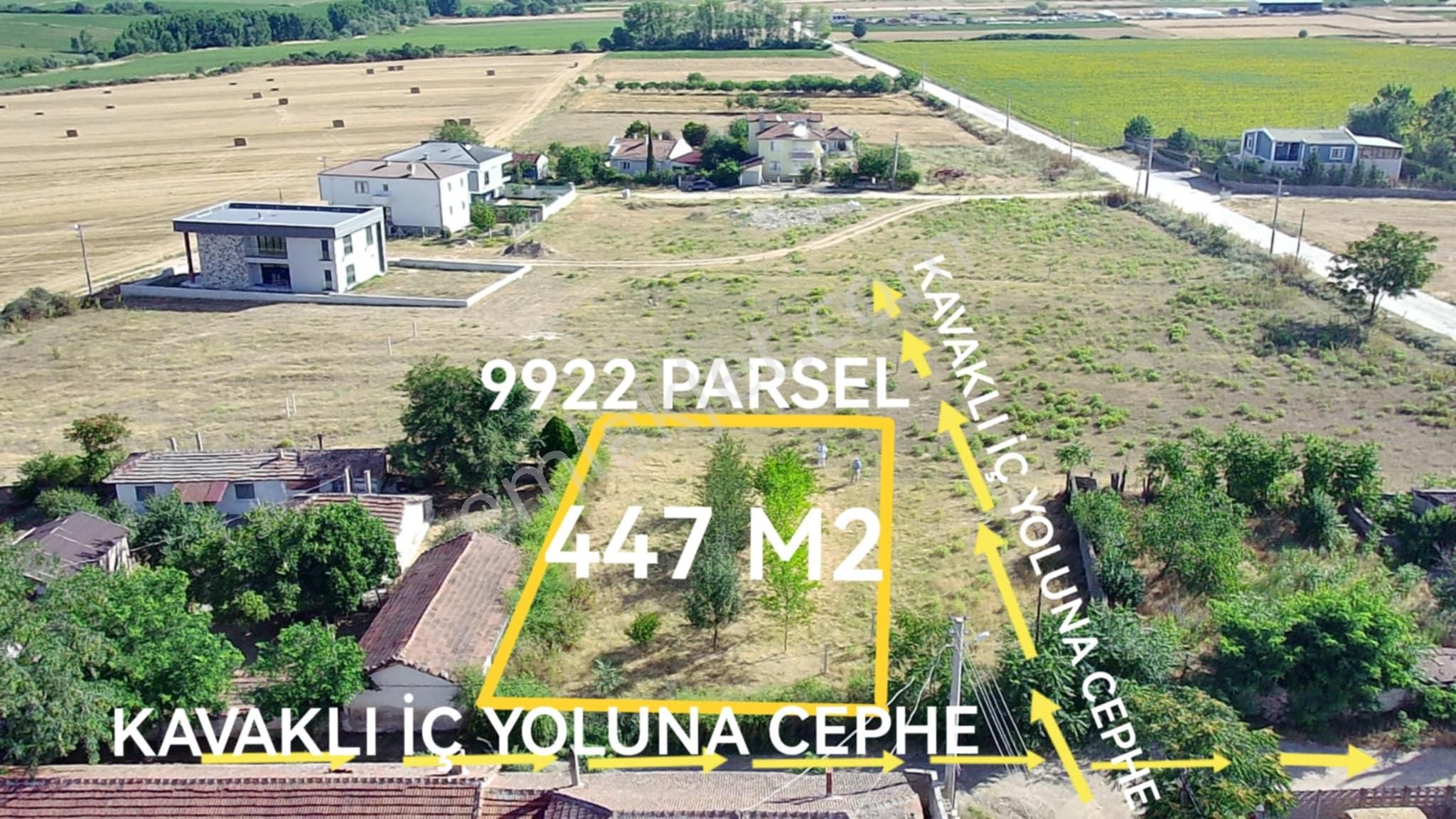 Kırklareli Merkez Kavaklı Bld. (Yeni Okullar) Satılık Villa İmarlı  KIRKLARELİ KAVAKLI İKİ YOLA CEPHE KÖŞE PARSEL, 2 KAT VİLLA İMARLI ARSA 477 M2 ALAN 2.5 MİLYON TL